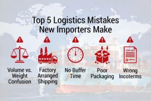 Top 5 logistics mistakes new importers from China make in 2026