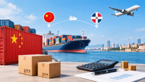 Costo de envío de China a República Dominicana