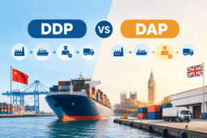 DDP vs DAP Shipping from China to the UK